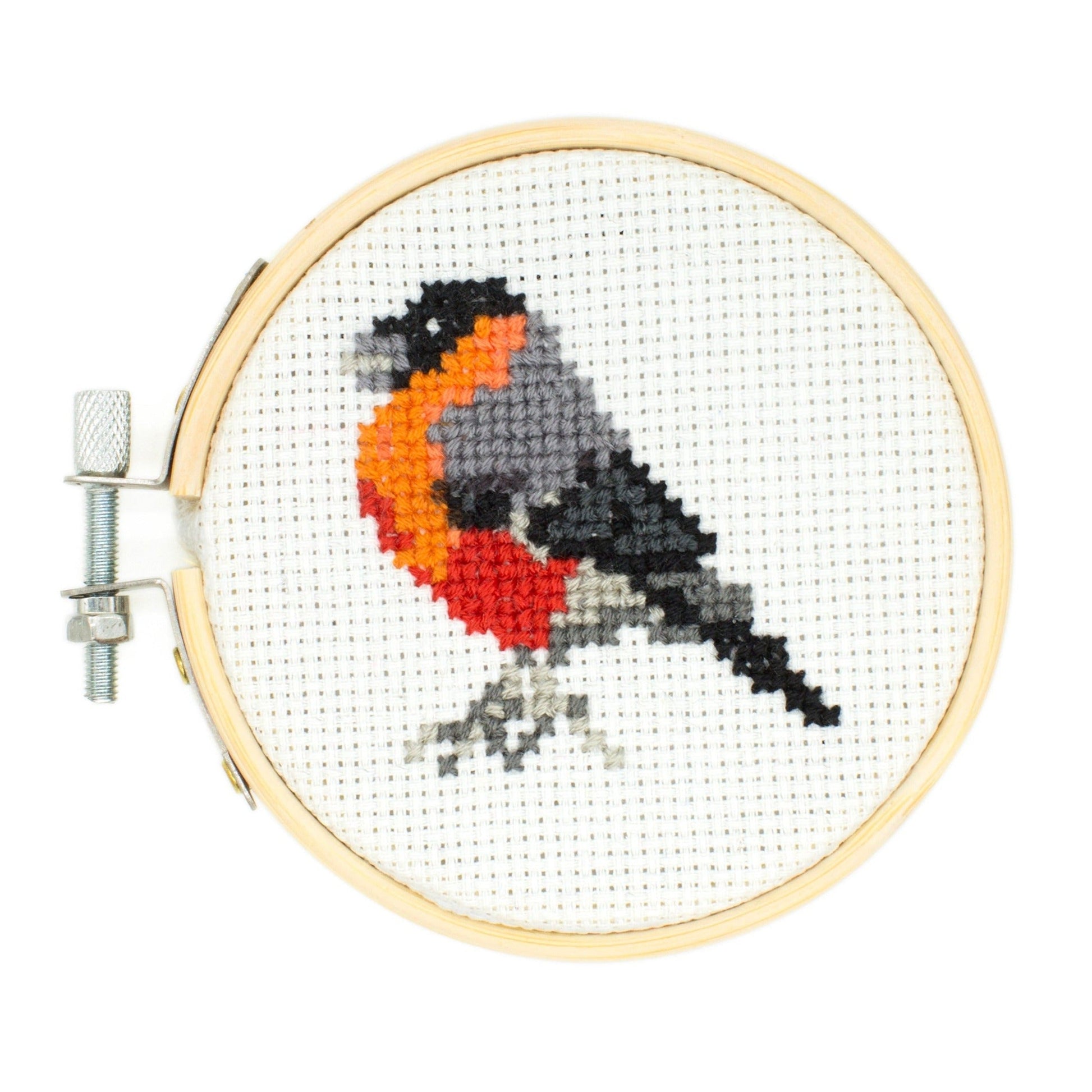Bird Mini Cross Stitch Embroidery Kit - Image 1