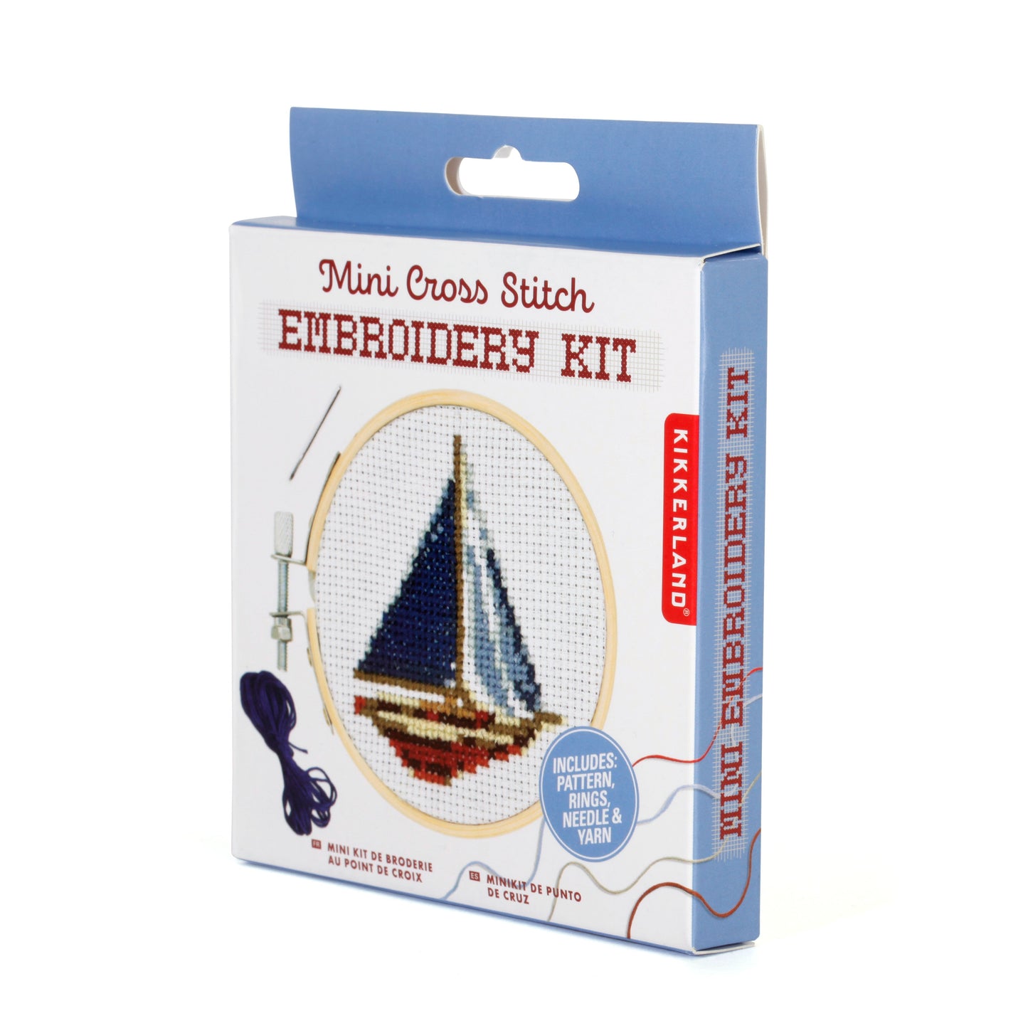 Mini Crosstich Embroidery Kit - Sailboat - Image 4