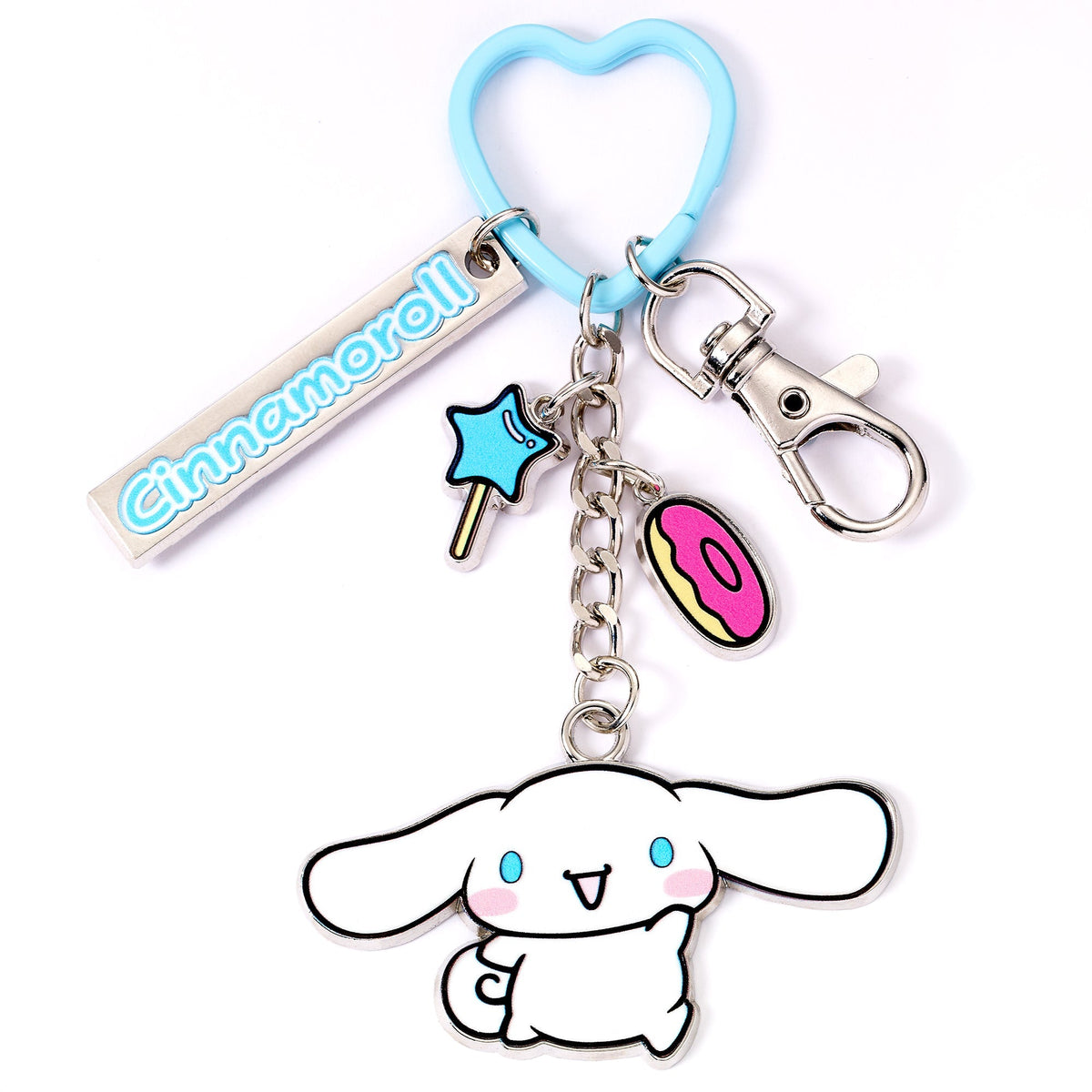 Hello Kitty Cinnamoroll Keyring with Charms - The Carat Shop