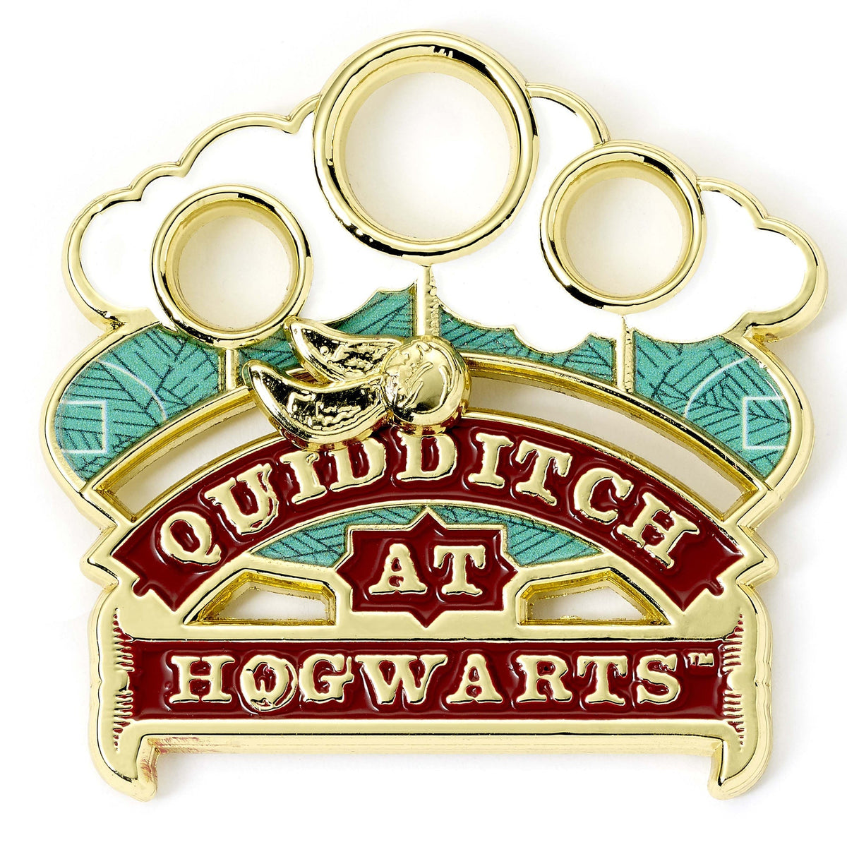 Harry Potter Golden Snitch Sliding Pin Badge - The Carat Shop