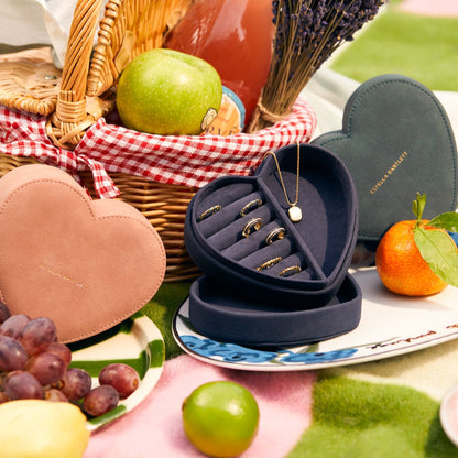 Estella Bartlett - Jewellery Box | Heart Jewellery Box |  Navy Velvet