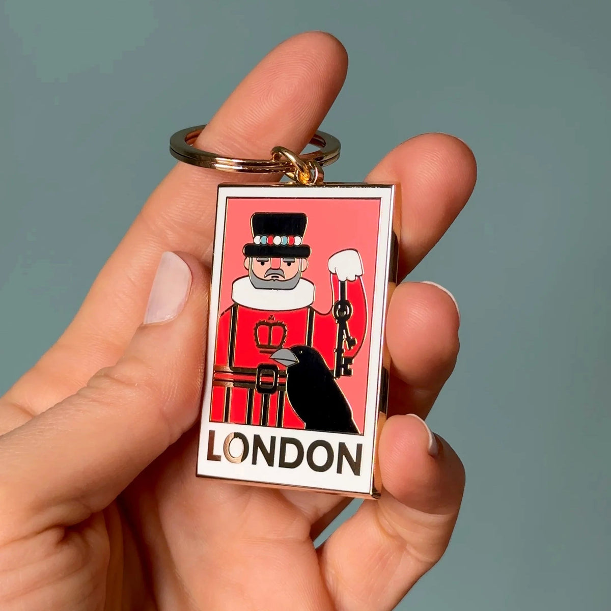 Collectable Cities Beefeater Keyring - image 2