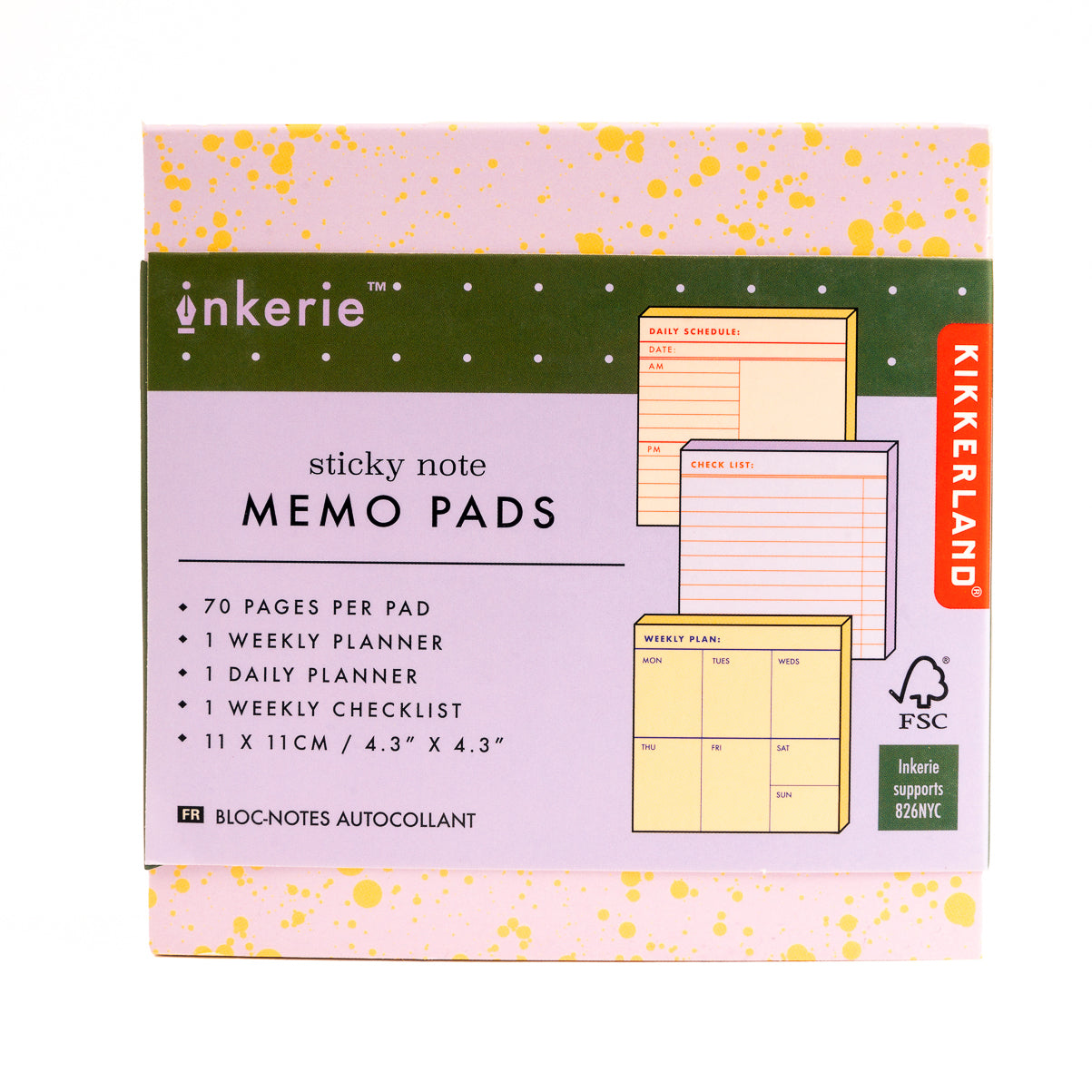 Sticky Note Memo Pads - Set of 3 - Image 6