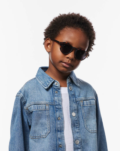 IZIPIZI Kids Sunglasses #d Tortoise Polarised 7-11 Years - image 2
