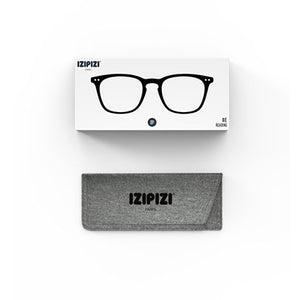 Reading Glasses +2.5 Trapezium in Misty Blue Style E