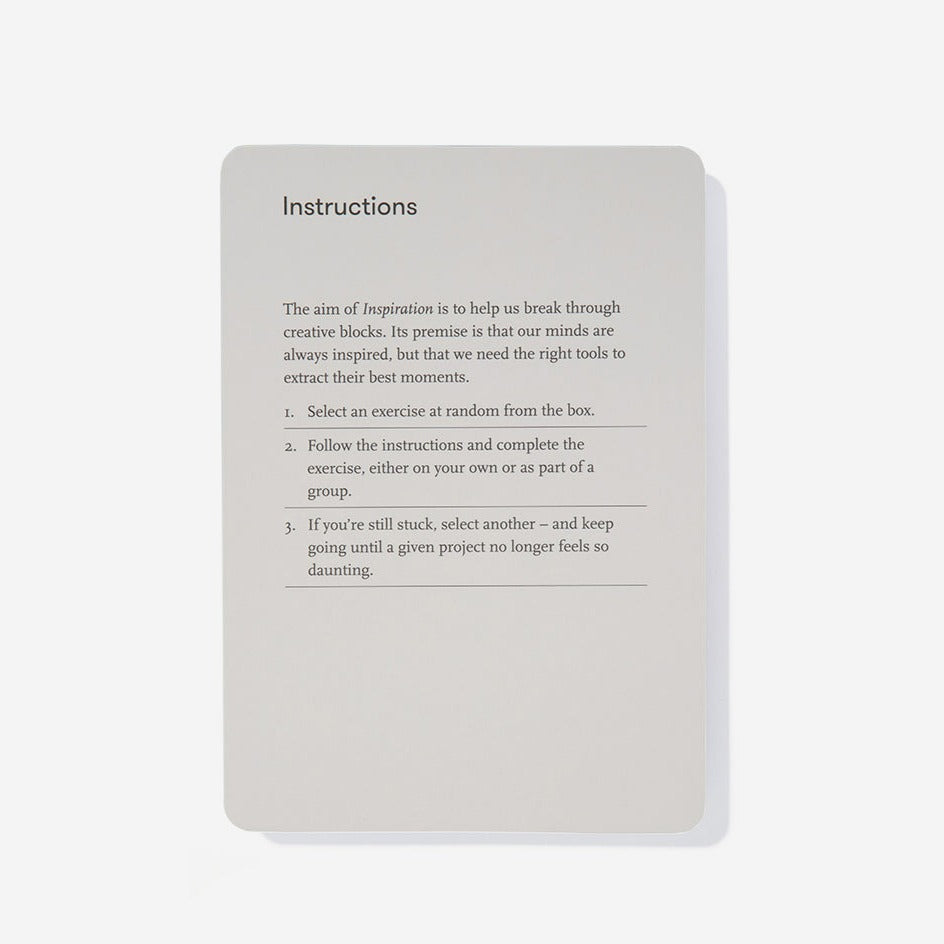 The School of Life - Card Game | Work | Inspiration Card Set