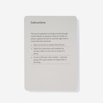 The School of Life - Card Game | Work | Inspiration Card Set