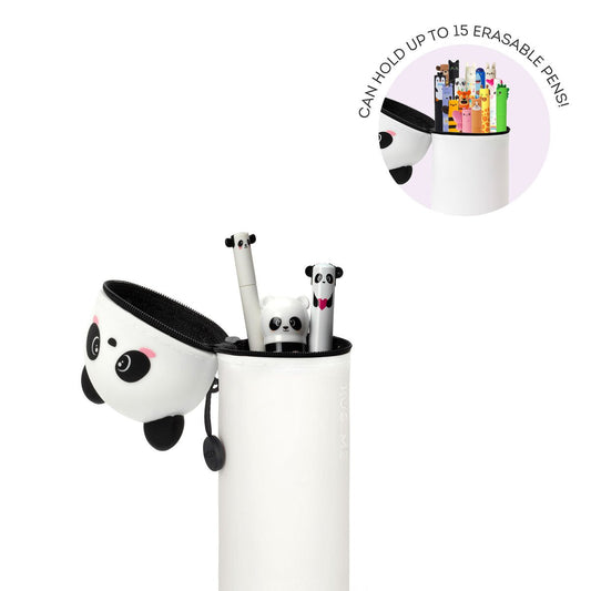 Legami 2 in 1 Soft Silicone Pencil Case - Panda - Image 2