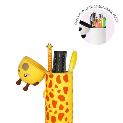 Legami "Head In The Clouds" 2-in-1 Silicone Pencil Case - Giraffe - Image 3