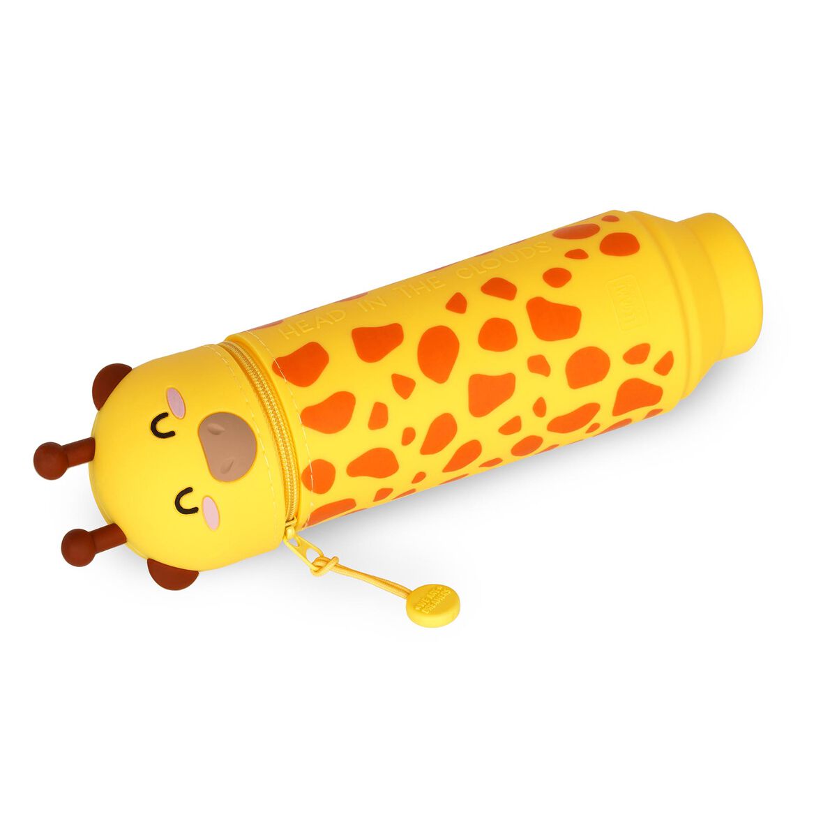 Legami "Head In The Clouds" 2-in-1 Silicone Pencil Case - Giraffe - Image 4