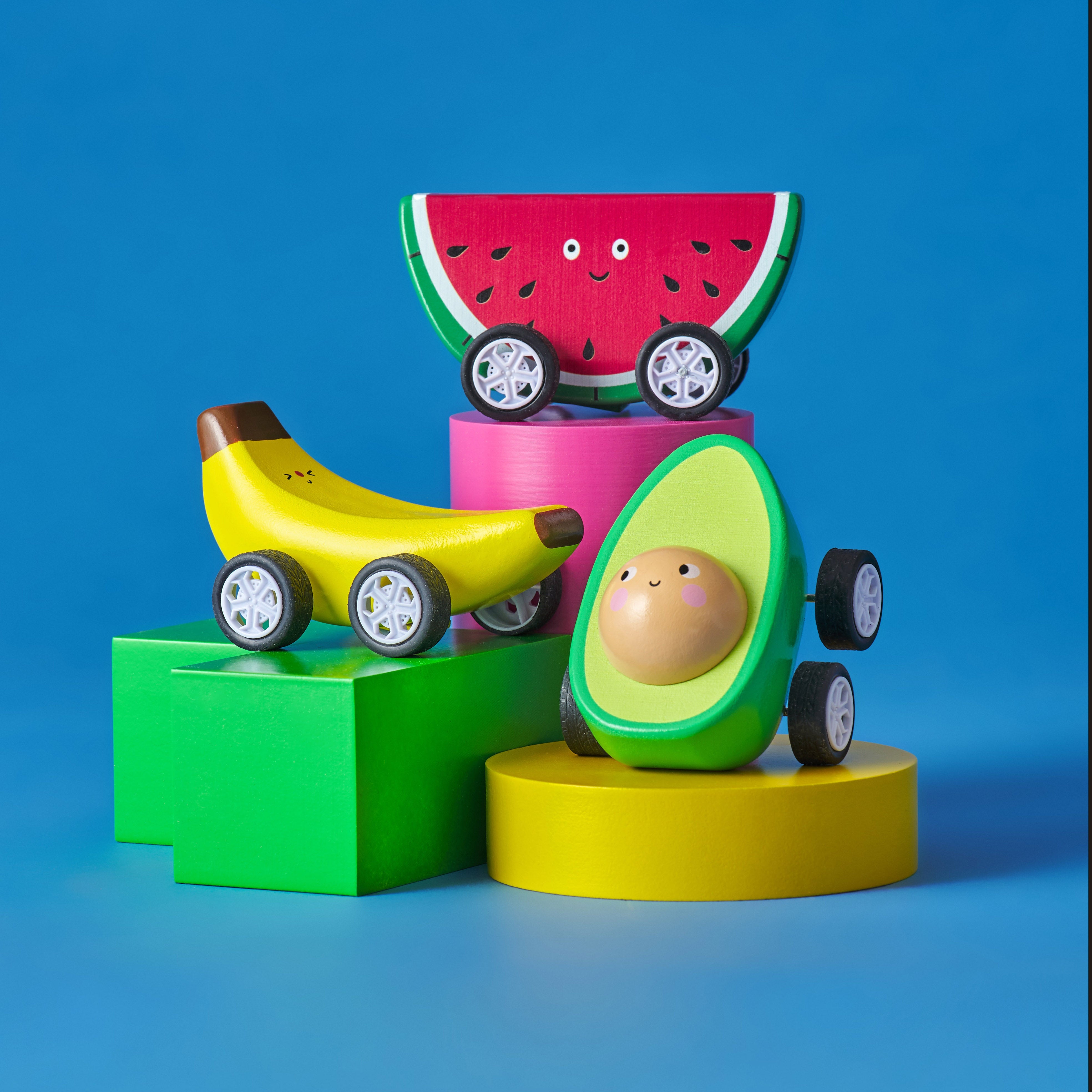 Kidoki Fruit-Fun Pullback Cars - 1 Pullback Car – Brand Academy Store