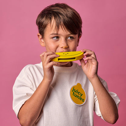 Kikkerland Kidoki Wooden Fruit Harmonica - Assorted - image 2