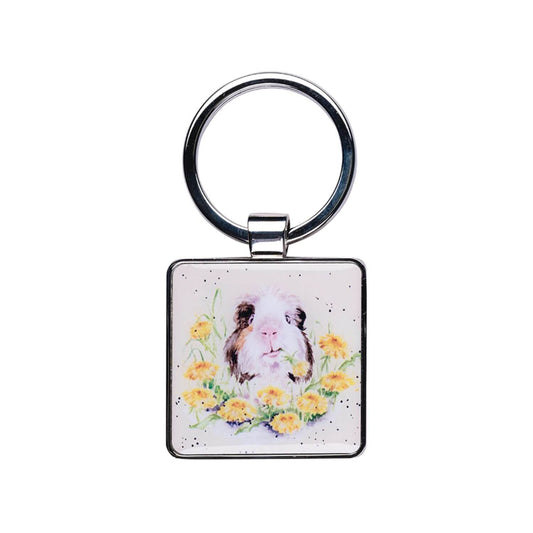 Wrendale Designs Keyring - Dandy Day Guinea Pig