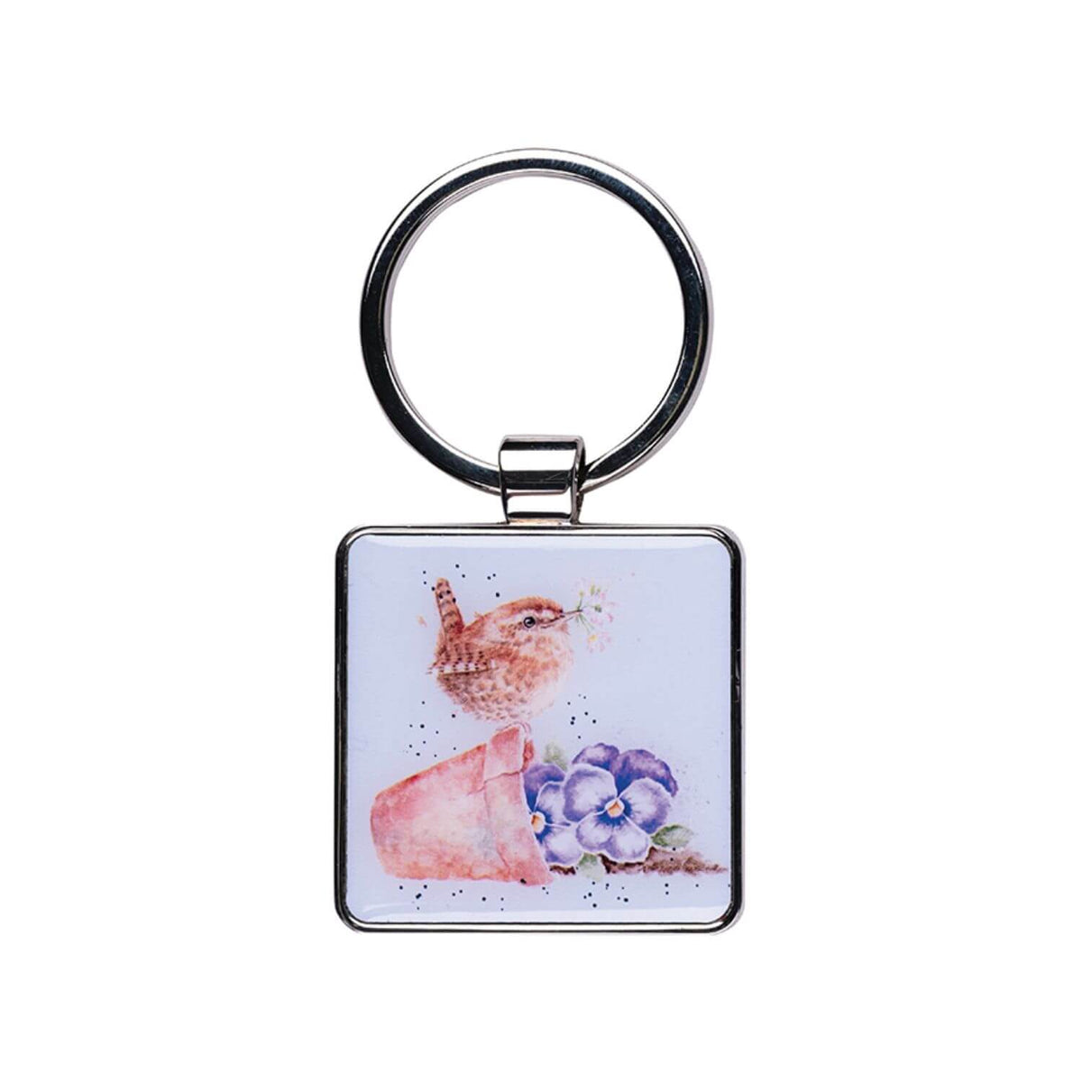 Wrendale Designs Keyring - Pottering About Wren