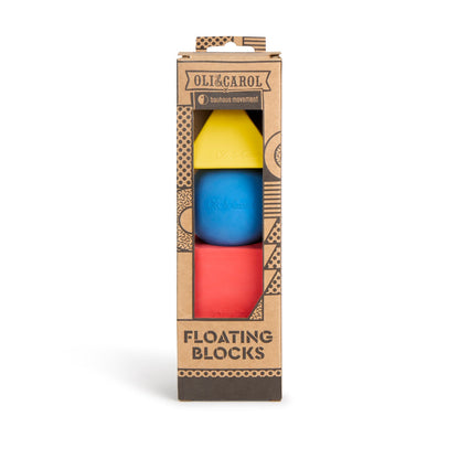 Oli & Carol - Baby Teether | Floating Blocks Basic Colors Baby Teether - Brand Academy Store