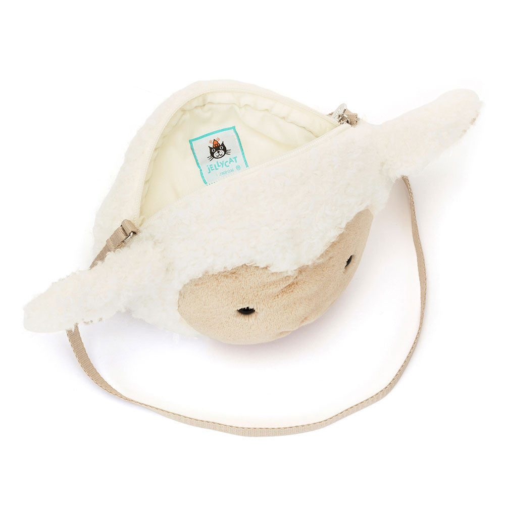 Little Lamb Bag Official Jellycat Soft Toy Sling Bag