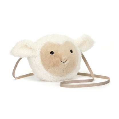 Little Lamb Bag Official Jellycat Soft Toy Sling Bag