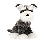 Jellycat Soft Toy Official Lawrence Schnauzer