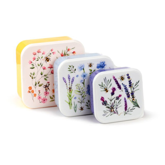 Set of 3 Lunch Box Nectar Meadows