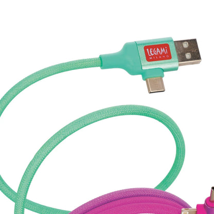 Legami Magnetic 4-in-1 Charging Cable - Electric Aura - image 4