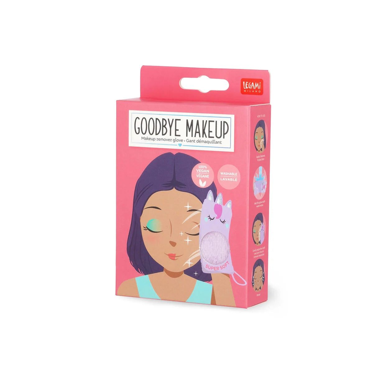 Legami Goodbye Makeup Make-Up Remover Glove - Unicorn - image 4
