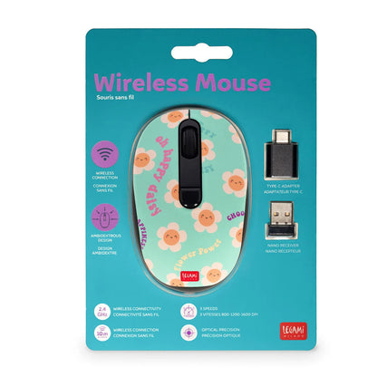 Legami Wireless Mouse - Green Daisy - image 4