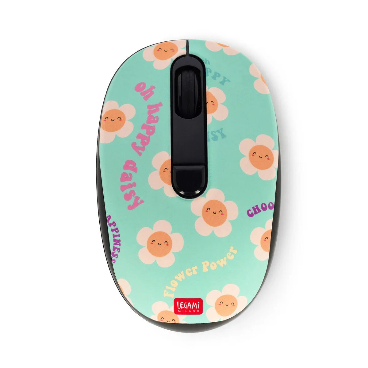 Legami Wireless Mouse - Green Daisy