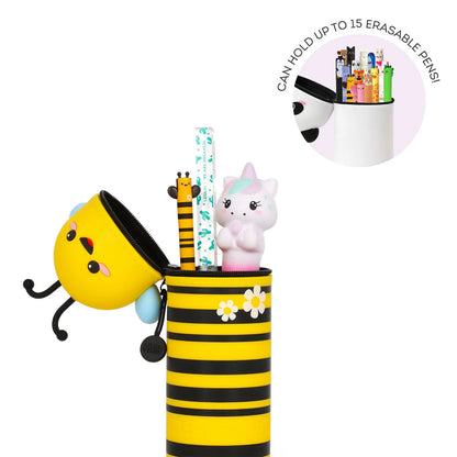 Legami Kawaii 2-in-1 Silicone Pencil Case - Bee - image 3