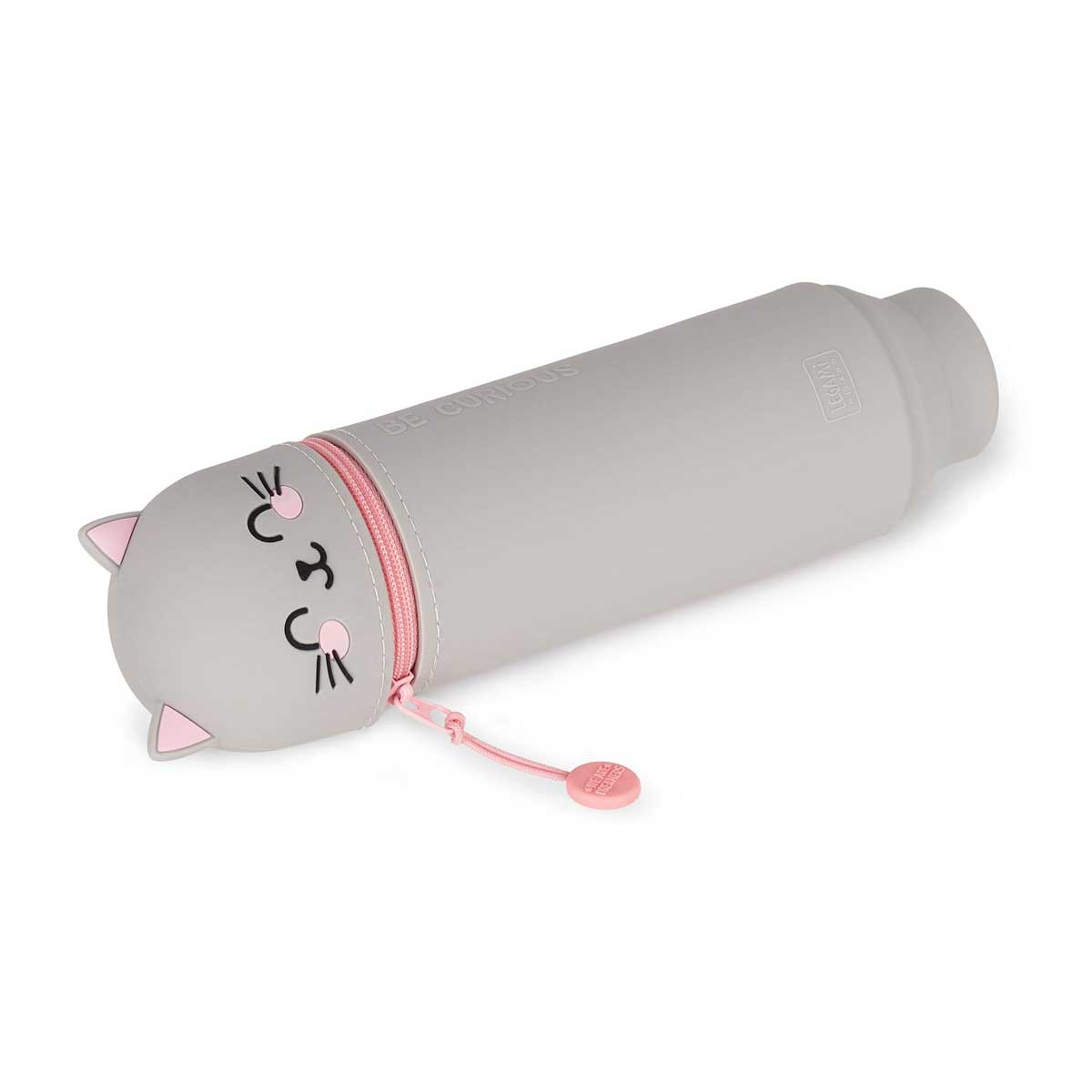Legami Kawaii 2-in-1 Silicone Pencil Case - Kitty - image 4