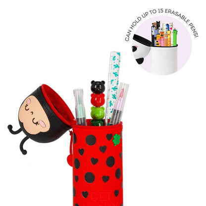 Legami Kawaii 2-in-1 Silicone Pencil Case - Ladybug - image 3