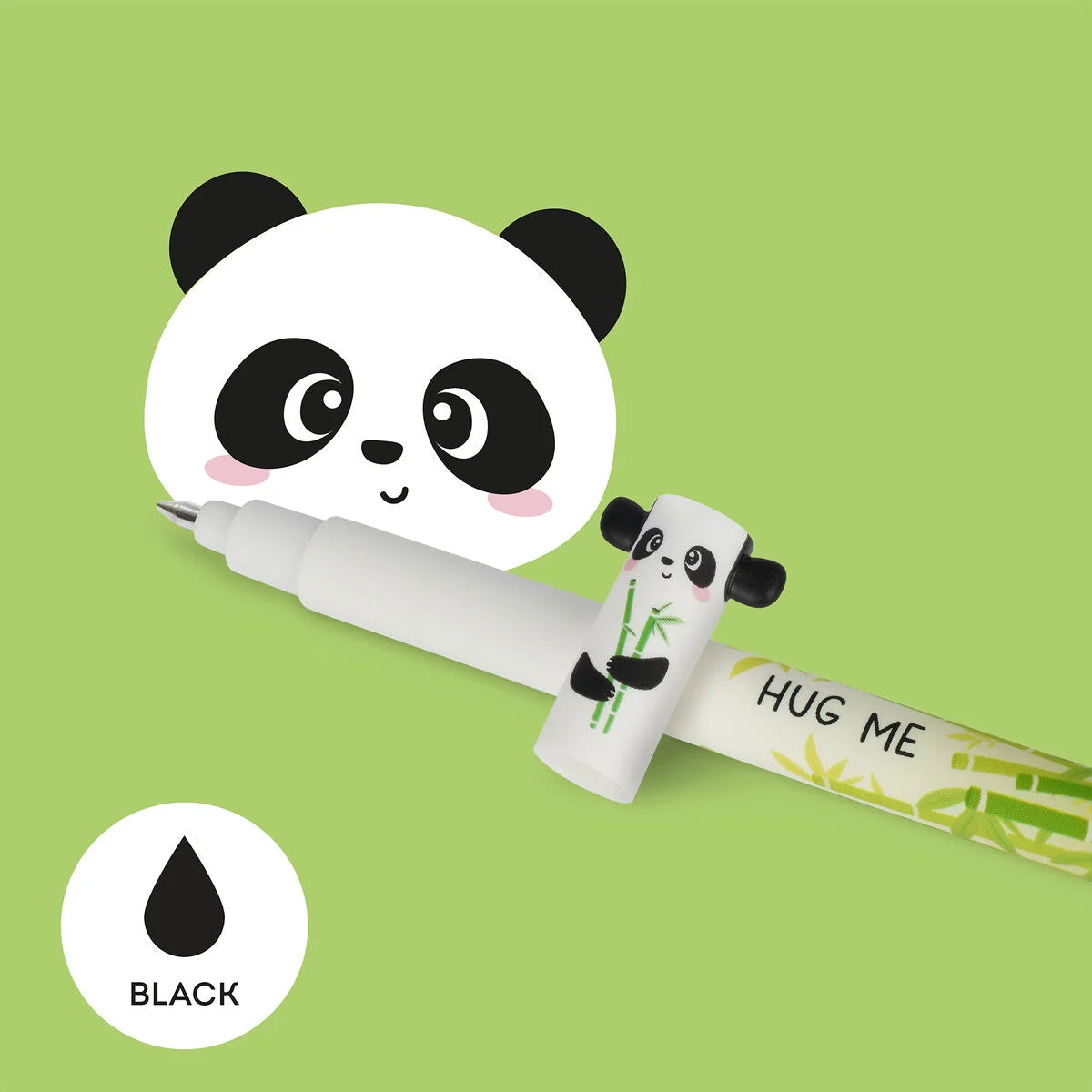 Legami Erasable Gel Pen - Bamboo Panda, Black Ink - image 4