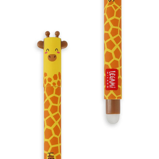 Legami Erasable Gel Pen - Giraffe, Black Ink - image 2