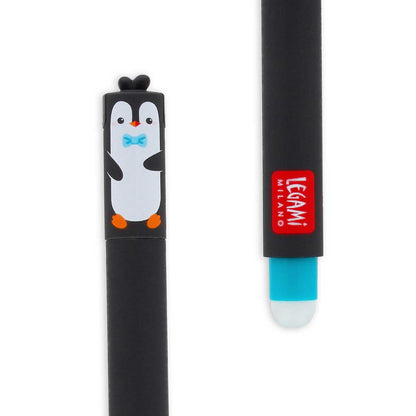 Legami Erasable Gel Pen - Penguin, Turquoise Ink - image 3