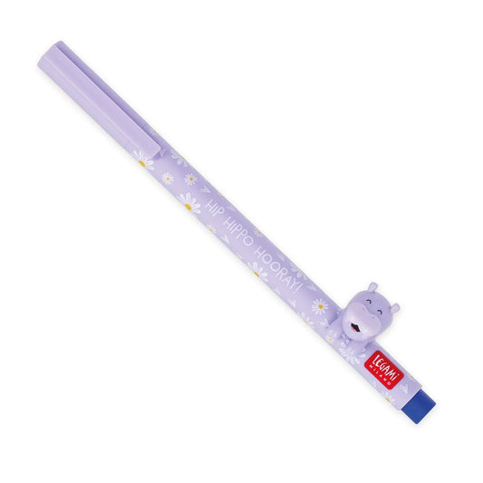 Legami Lovely Friends Gel Pen - Hippo