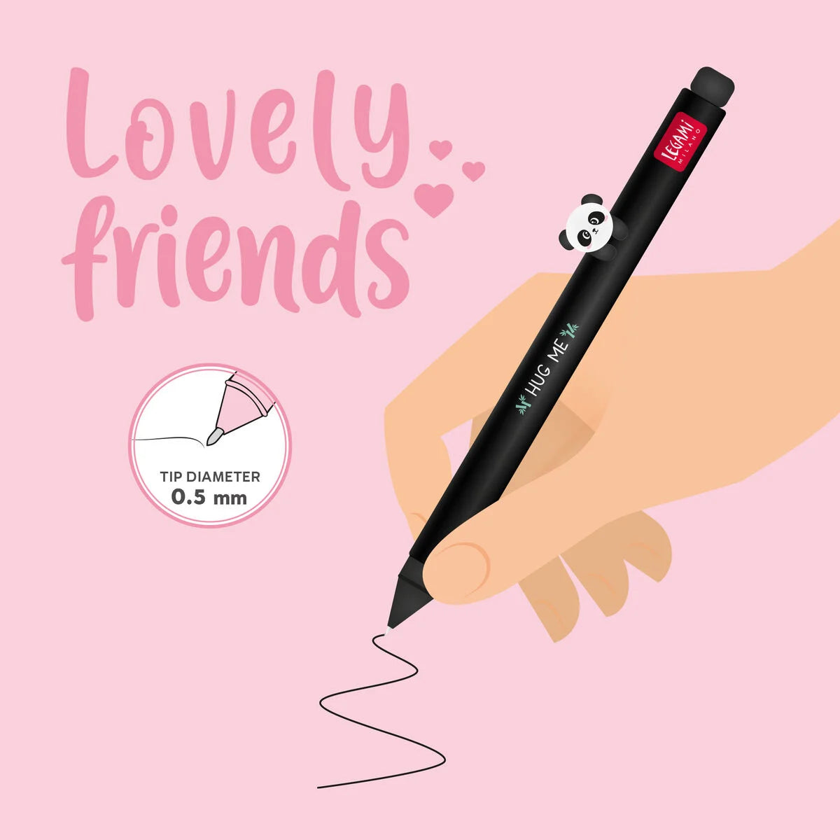 Legami Lovely Friends Gel Pen - Panda - image 3