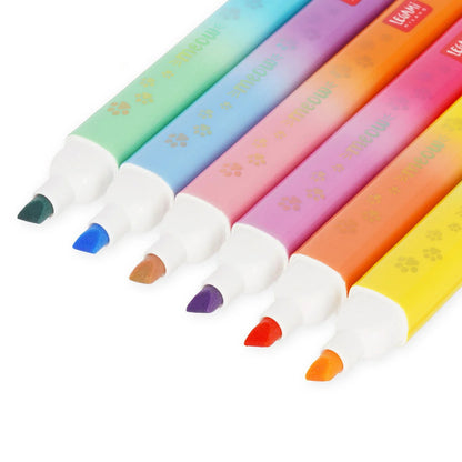 Legami Meow Set of 6 Dual-Tip Highlighters - Kitty - image 3