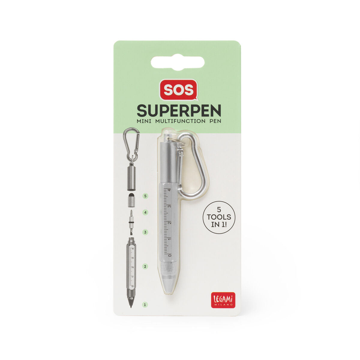 Legami SOS Superpen 5-in-1 Multi-Tool Pen - image 4