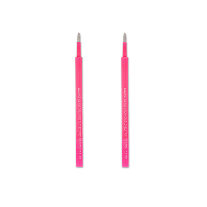 Legami Lovely Friends Gel Pen Refills, Pack of 2 - Neon Pink