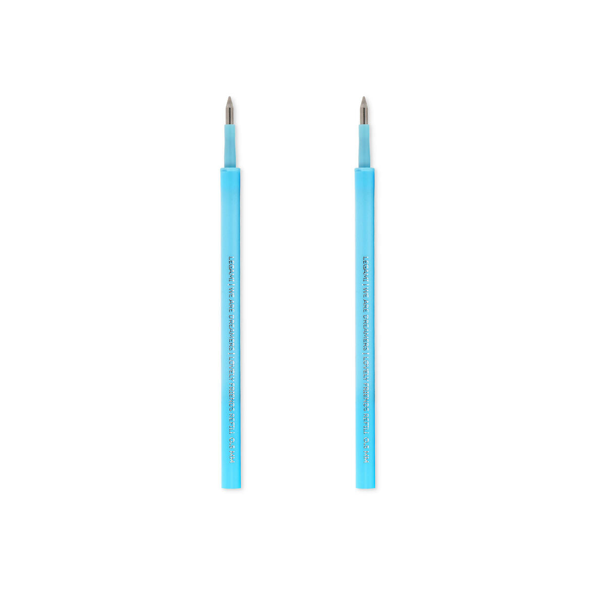 Legami Lovely Friends Gel Pen Refills, Pack of 2 - Sky Blue