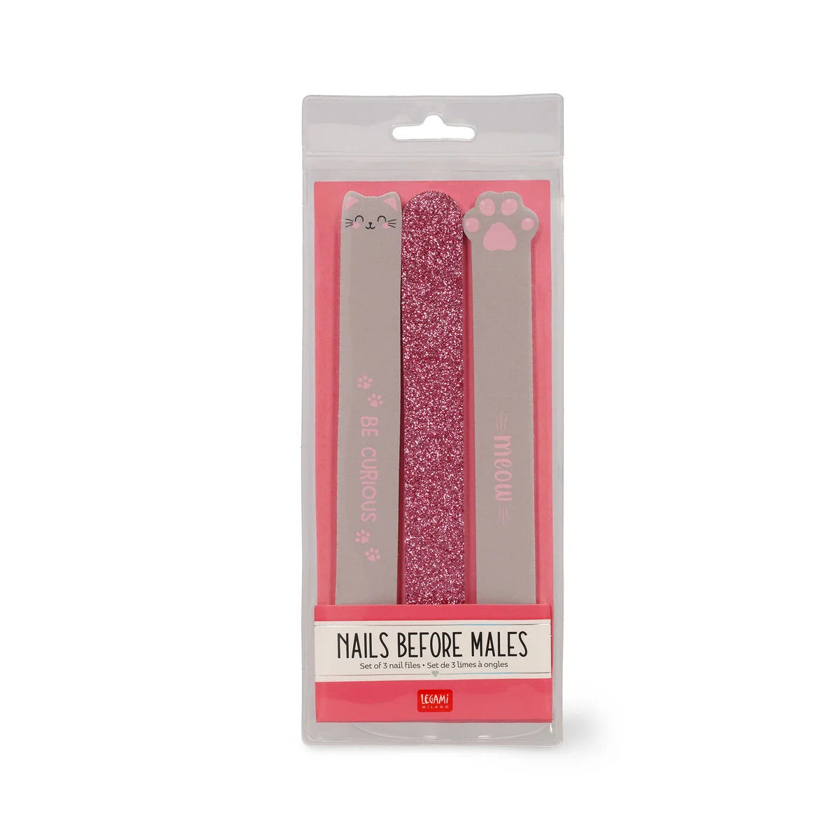 Legami Nails Before Males Set of 3 Nail Files - Kitty - image 4