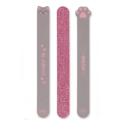 Legami Nails Before Males Set of 3 Nail Files - Kitty