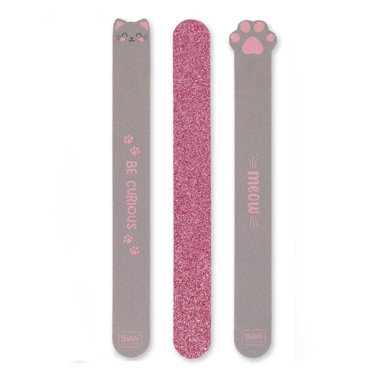 Legami Nails Before Males Set of 3 Nail Files - Kitty