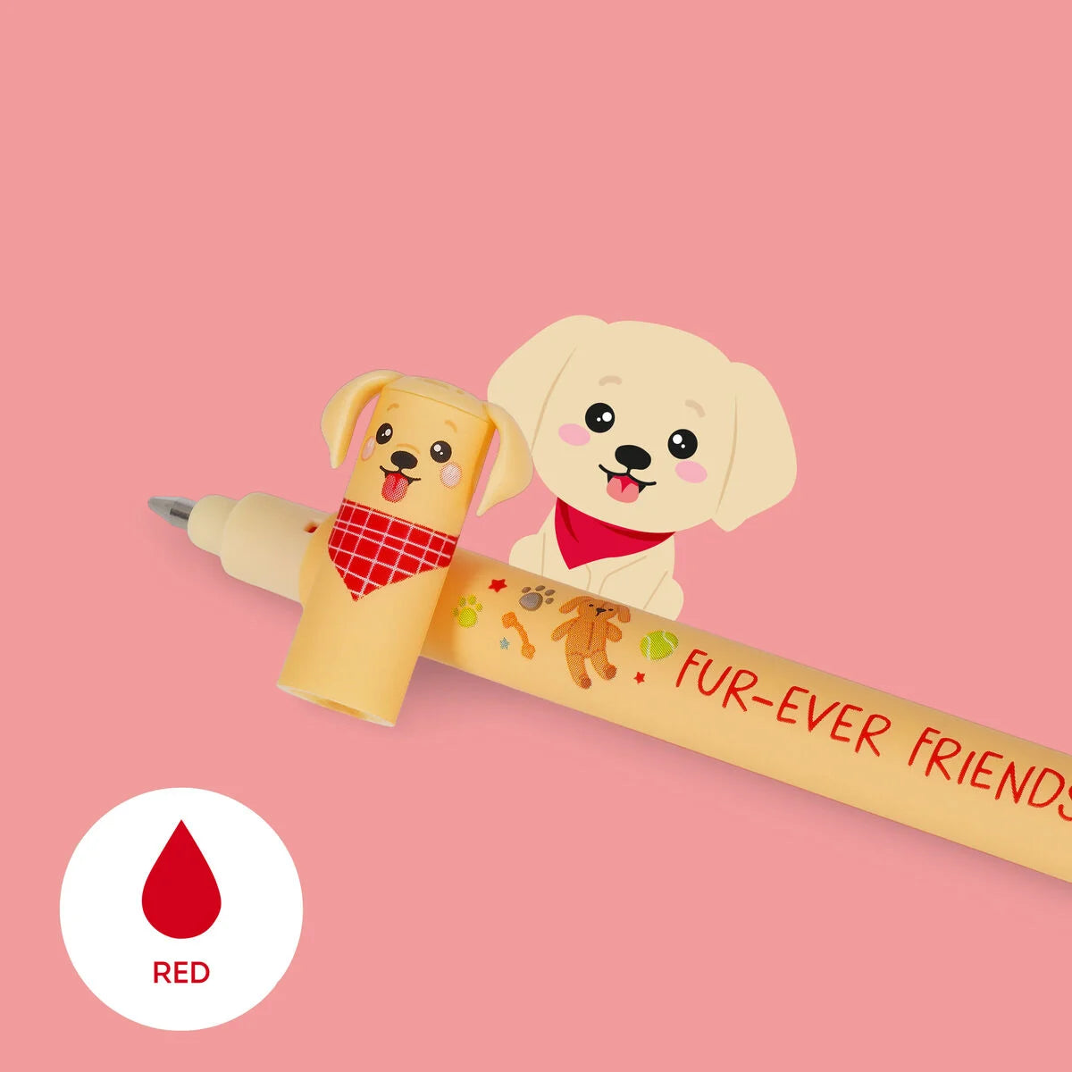 Legami Fur-ever Friends Set of 3 Erasable Gel Pens - Dogs - image 3