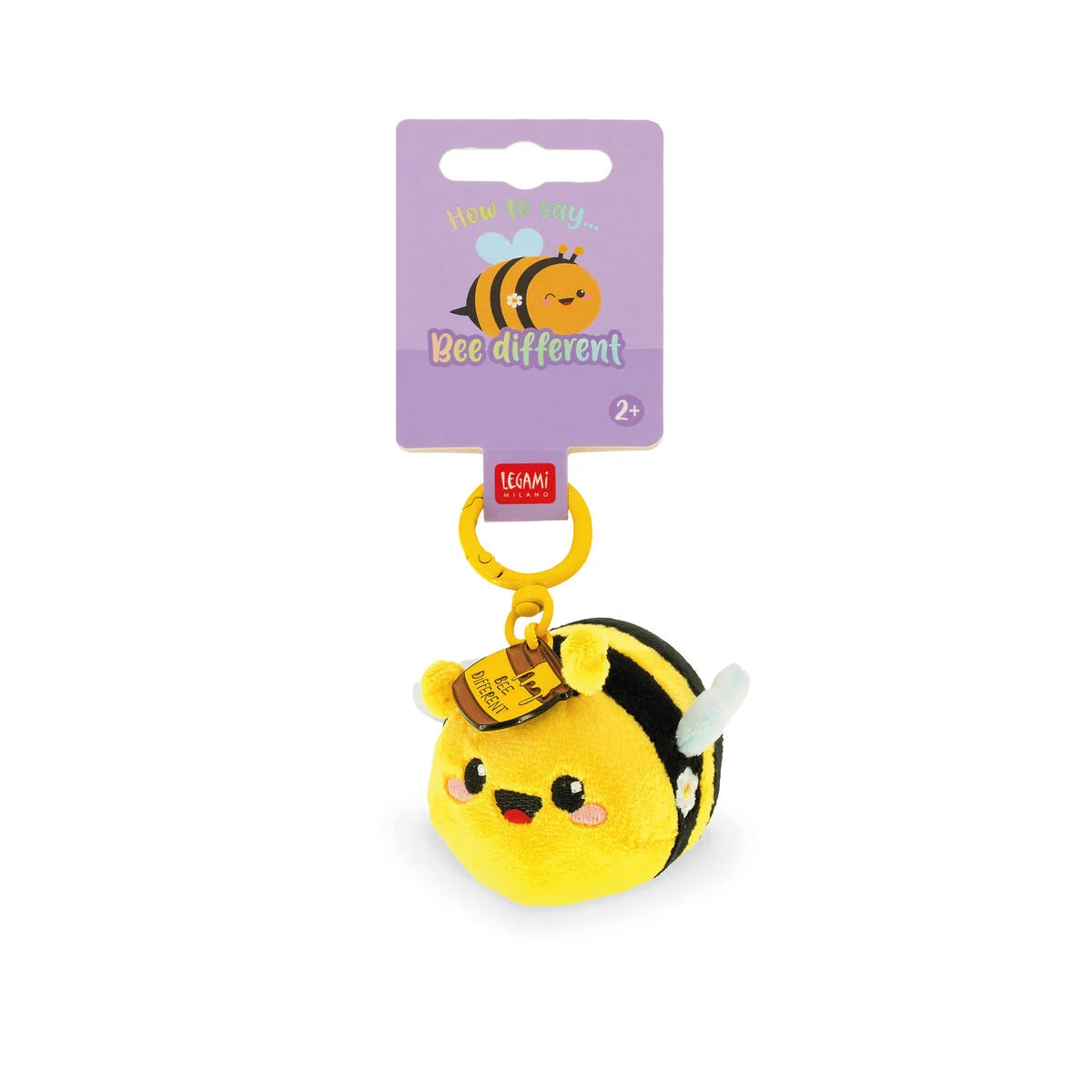 Legami Super Soft Plush Keyring - Bee - image 4
