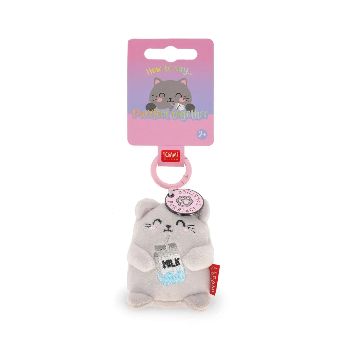 Legami Super Soft Plush Keyring - Kitty - image 4