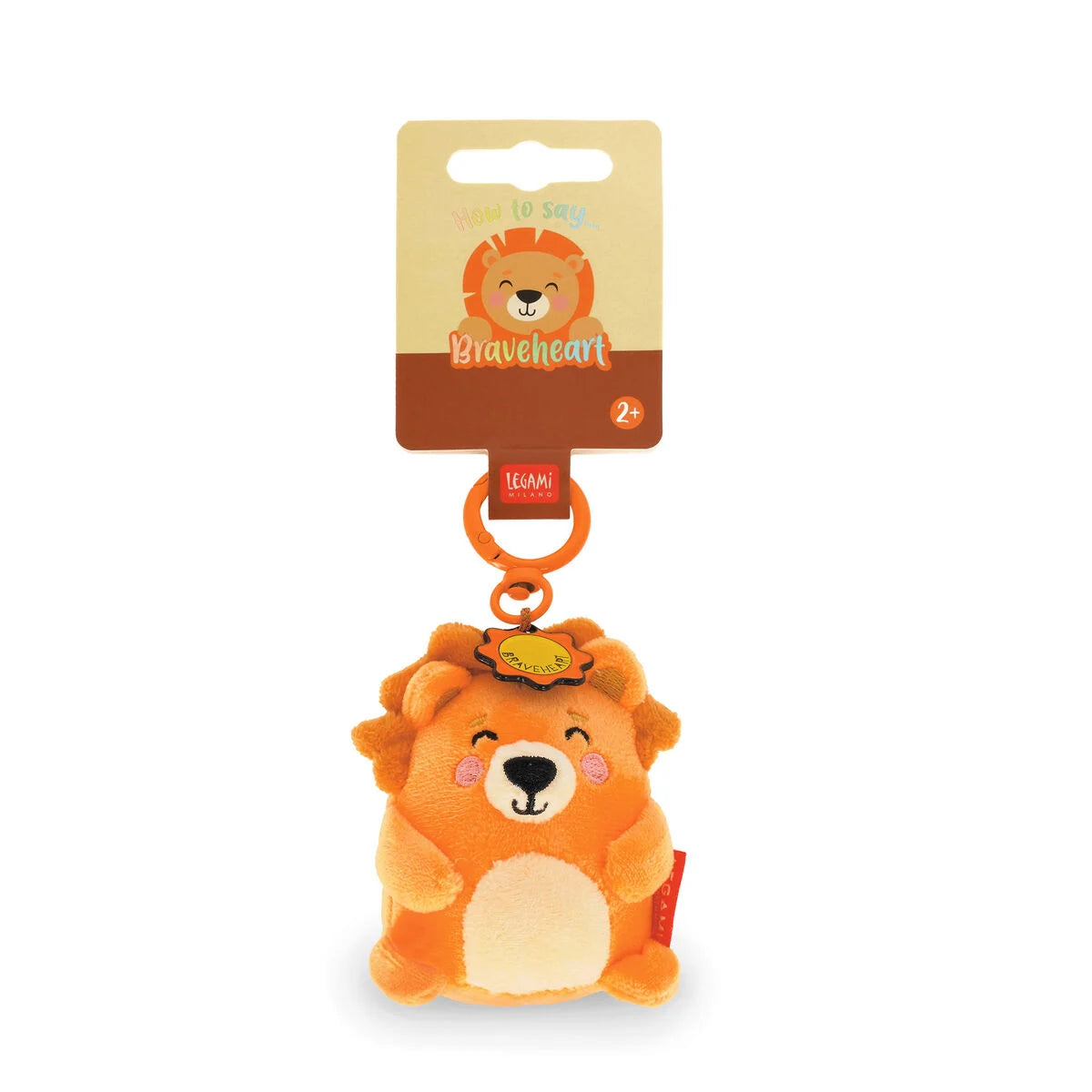 Legami Super Soft Plush Keyring - Lion - image 4