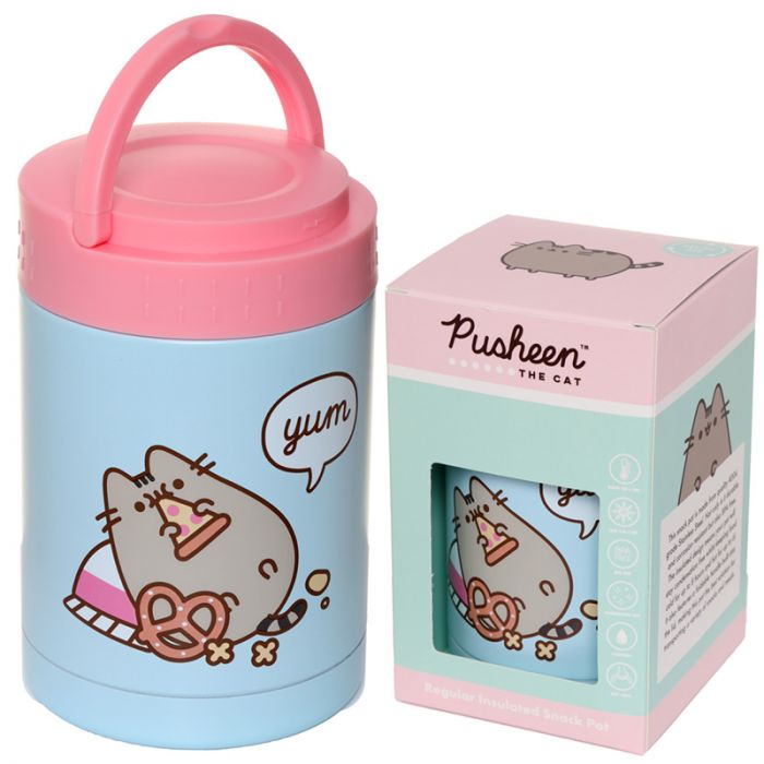Puckator - Lunch Pot  | Pusheen the Cat Foodie | Hot & Cold Lunch Pot | 500ml