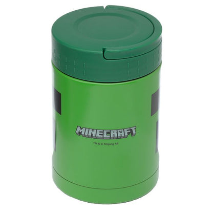Puckator - Travel Bottle | Minecraft | Creeper Hot & Cold Lunch Pot | 500ml