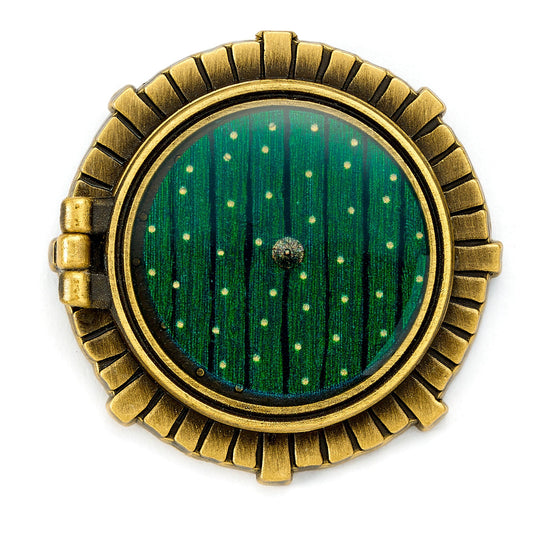 The Lord of the Rings Hobbit Door Pin Badge - The Carat Shop