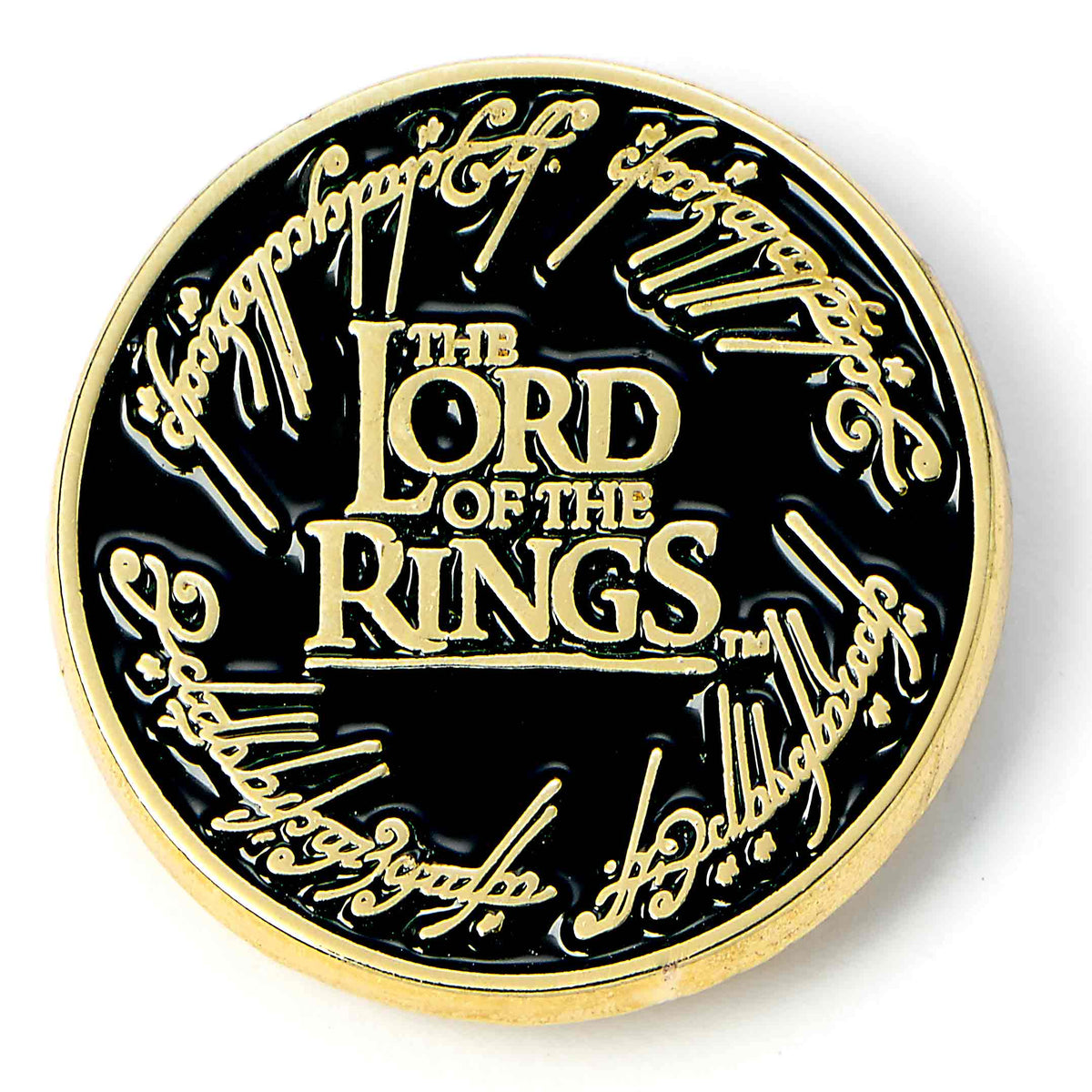 The Lord of the Rings Logo Pin Badge - The Carat Shop
